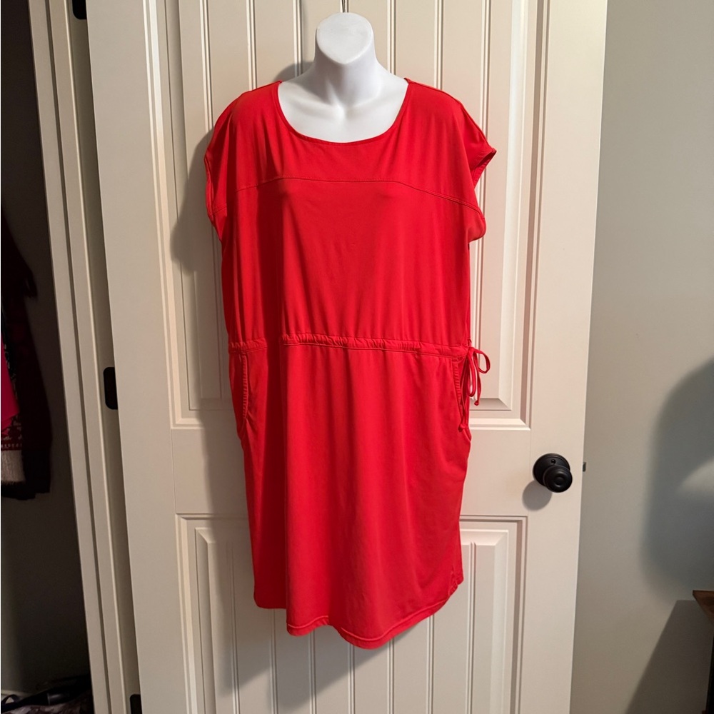 Columbia Casual drawstring Waist T-Shirt Dress